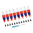 thumbnail image 4 of Milaget 8pcs Foldable Carbon Fiber Propellers for Mini Upgrade Parts Protector White Red Blue, 4 of 5