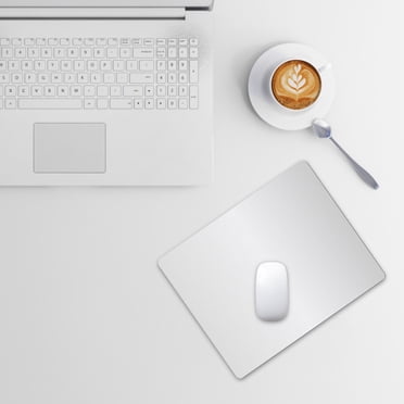 EGNMCR Mouse, Gaming Mouse Double-Sided Aluminum Mouse Pad 180*160mm Aluminum Alloy Metal Mouse Pad A pad