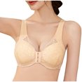 thumbnail image 2 of Timegard Bras for Women Wirefree Front Closure Lace Full Support Back Smoothing Comfort Everyday Bras, 2 of 3
