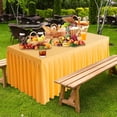 thumbnail image 4 of Jupe de Table en Polyester Uni pour Banquets, Mariages et Conférences, 4 of 6