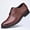 Brown, variant on LSLJS Men's Leather Shoes, Fashion Men's Casual Pointed Comfy Leather Shoes Casual Shoes
