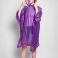 thumbnail image 3 of Poncho de Pluie d'Urgence Réutilisable Robuste pour Adultes avec Capuche à Cordon Ajustable Durable, 3 of 6