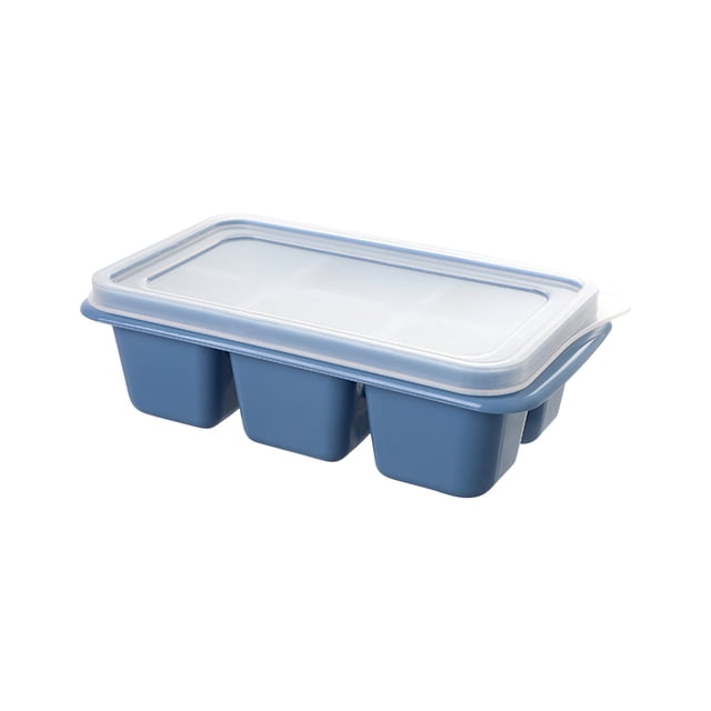 RXIRUCGD Grille à Glace Boîte à Glace en Gel de Silice Qualité Alimentaire Accessoire de Réfrigérateur Articles Ménagers Petite Boîte à Glace avec Couvercle
