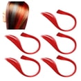 thumbnail image 1 of Clip In Hair Extensions, 5pcs 55cm Colored Clip In Hairpiece Hair Extensions For Women High Temperature Synthetic Hair For Party and Cosplay Use, 1 of 7