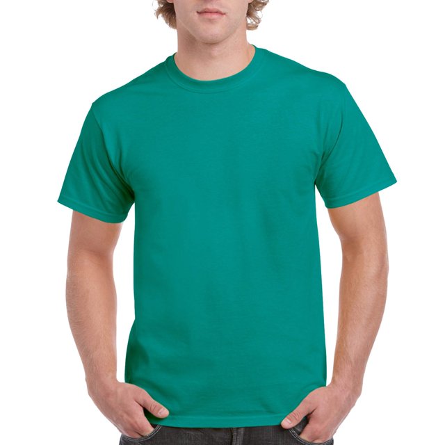 Gildan T-shirt Ultra Coton pour Homme, Jade Dome, Moyen