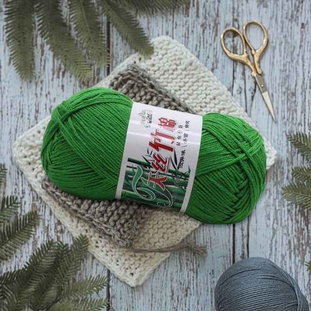 Boule de Coton Laine Fibre Fil Charbon Coton Coton Main Rapprochée Coton Lait Ligne Bébé