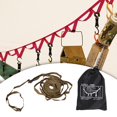 thumbnail image 4 of Almencla Outdoor Camping Tent Rope Lanyard Clothesline Windproof Multifunction Adjustable Green, 4 of 8