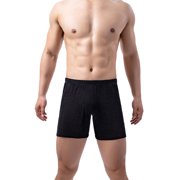 FhsagQ Underwear Men Underwear Cotton Super Fit Male Fashion Underpants Knickers Ride up Briefs Underwear Pant Panties Mens Underwear Cotton Comfortsoft Black L