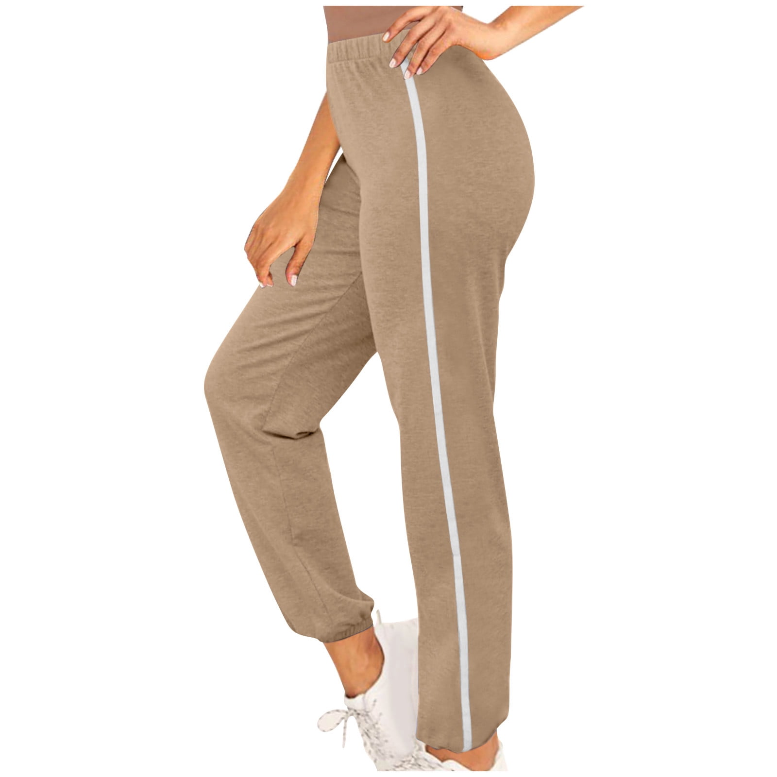Timegard Sweatpants for Women Cinch Bottom Elastic Waisted Athletic Workout Running Sport Gym Trousers