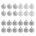 thumbnail image 4 of Transemion 24pieces Effective Decoration Balls Easy To Christmas Essentials Durable silver 5Set, 4 of 6