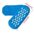 thumbnail image 2 of XYAIYT Premium Moisturizing Gel Socks for Soft and Smooth Feet Non-Slip Reusable Hydrating Heel Enriched with Vitamin E Suit for Dry Rough Skin and Calluses Relief, 2 of 3
