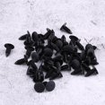 thumbnail image 1 of Push Pin Clip Retainer, 50pcs Car Bumper Plastic Rivet Fastener Retainer Trim Clips A133 Clips Plastic Black for Varieties of Vehicles, 1 of 8