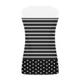 thumbnail image 5 of JDQJBZ Women's Camisole Ribbed Tank Tops for Women Polka Print Plus Size Summer Button Front Sleeveless Shirt, 5 of 5