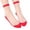 Red, variant on MIASHUI Women's Sheer Solid Ankle Socks Transparent Socks Fashion Low Cut Socks for Women Basic Socks Black