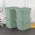 thumbnail image 4 of Sterilite 68L Tote - Green, 4 of 4