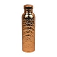 thumbnail image 2 of Tauxra 800ml Handmade Polished Copper Ayurvedic Water Bottle For Yoga Office Outdoor Travel, 2 of 9