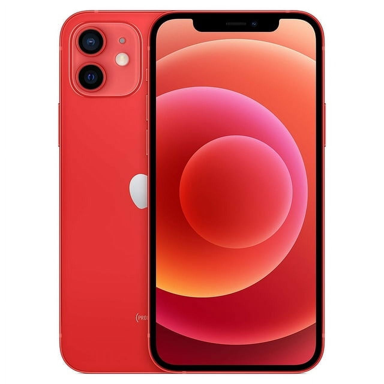 Restored Apple iPhone 12 Red 128GB GSM / CDMA Fully Unlocked Smartphone (Refurbished)