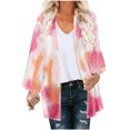 thumbnail image 2 of Nouveaux Hauts pour Femmes 2023 Mode Femme Col Rond Grande Taille T-Shirt Manches Longues Blouse Imprimée Automne Hauts Chandail en Molleton Chemise Manches Longues pour Femmes, 2 of 5