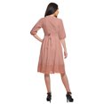 thumbnail image 2 of Moomaya Robe en Coton Imprimée pour Femme Longueur Midi Manches Courtes Tenue d'Été Vêtements, 2 of 4