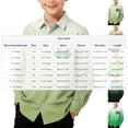 thumbnail image 2 of RXMEKW Chemise à Manches Longues Imprimée de la Saint-Patrick pour Garçons avec Col Rabattu, 95 % Coton 5 % Élasthanne, Vert, 2 of 7