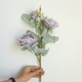 thumbnail image 2 of yulier Artificial Peonies Fake Flowers Silk Peonies with Stems and Leaves, Peony Bouquet for DIY Wedding Home Office Party Hotel Decoration, Table Centerpieces, Floral Arrangements (Purple), 2 of 2