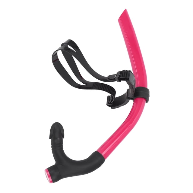 Embout de Tuba en Silicone et PVC avec Boucle Ajustable et Support de Rangement, Confortable et Facile à Nettoyer, Options Rose et Rouge, 18,7 Po