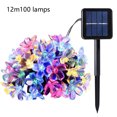 thumbnail image 2 of DPTALR Solar Flower Lamp String Led Flower Decorative Lamp Festival Garden Garden Transparent Flower Small Color Lamp Belt Multicolour, 2 of 2