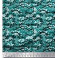 thumbnail image 1 of Soimoi Rayon Fabric Two Tone Camouflage Print Fabric by the Yard 56 Inch Wide, 1 of 3