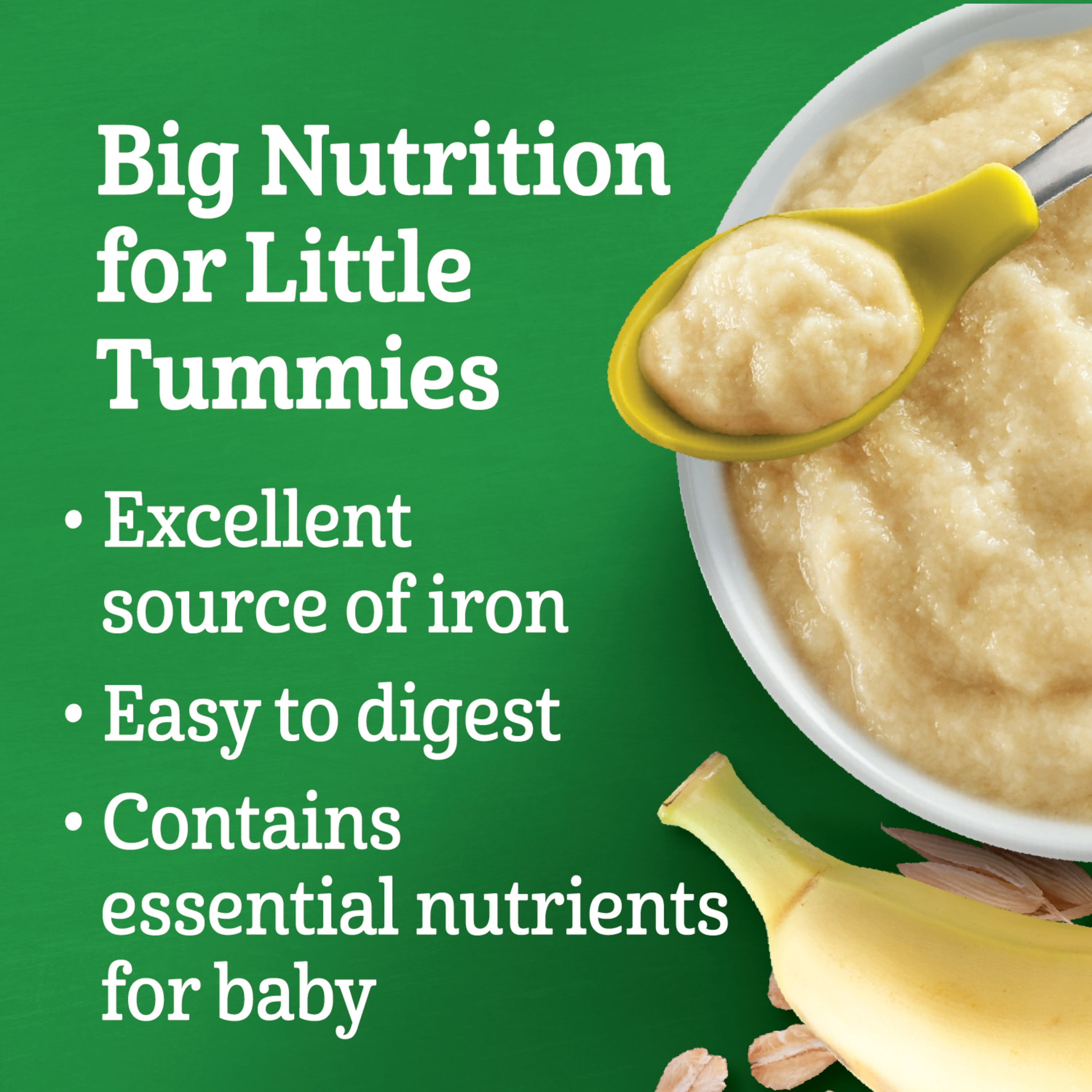 GERBER Biologique Blé Et Avoine Entière Banane Cér. Pour Bébés
