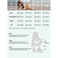 thumbnail image 2 of Charmo Women's Rash Guard Long Sleeve Two Piece Swimsuit Crop Top Criss Cross 2 Piece Bathing Suit, 2 of 5