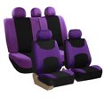 thumbnail image 1 of FH Group Light & Breezy Flat Cloth Car Seat Cover Set Full Set for Car Truck SUV Van, 1 of 5