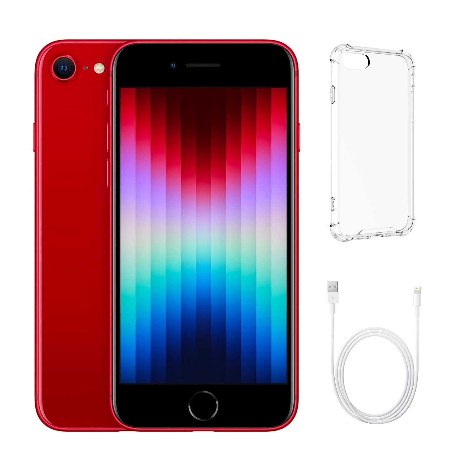 Refurbished Apple iPhone SE (3rd Gen) A2595 (Fully Unlocked) 64GB