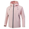 thumbnail image 1 of Pisexur Coupe-Vent Veste Homme Mode Décontractée Couleur Unie Poches Fermeture Éclair Veste Manches Longues à Capuche Manteau de Randonnée Imperméable Grande Taille pour Hommes, 1 of 4
