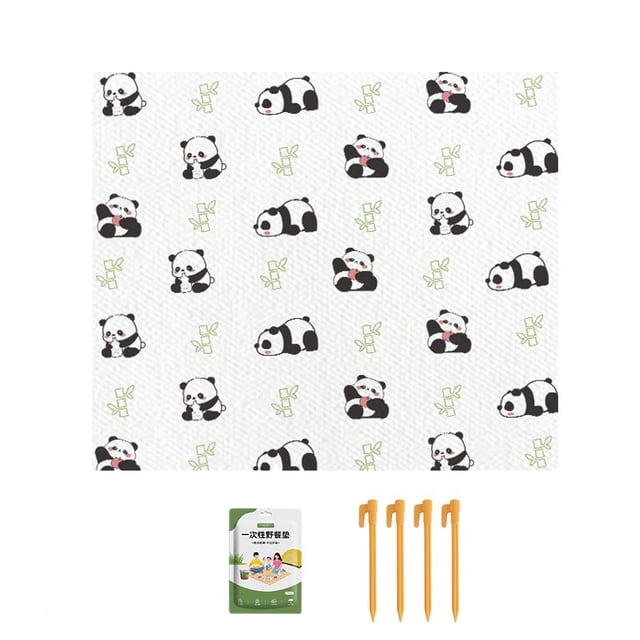 Tapis de Pique-Nique Jetable Épaissi et Anti-Humidité, Doux, Plage, Portable, Pliable, Couverture de Camping