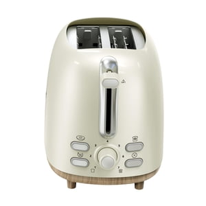 Oster 2-Slice Toaster with Extra Wide Slots, Bagel Toaster, Oat Milk