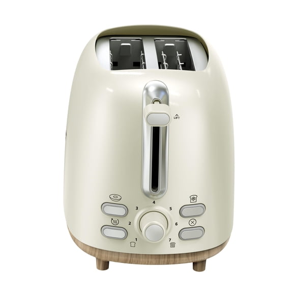 Oster Grille-pain 2 Tranches avec Fentes Extra Larges, Grille-Pain pour Bagels, Lait d'Avoine