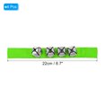 thumbnail image 2 of Unique Bargains 4 Pcs Clochettes de Poignet, Clochettes à Grelots Clochettes de Cheville Instruments de Percussion Rythme Musical pour Fête Noël, Vert Clair, 2 of 5