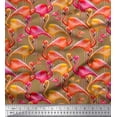thumbnail image 1 of Soimoi Cotton Cambric Fabric Flamingo Bird Fabric Prints by Yard 42 Inch Wide, 1 of 3