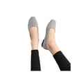 thumbnail image 3 of MAWCLOS Chaussures Décontractées pour Femmes Chaussures de Marche Confort à Enfiler Ballerines Mode Bout Carré Ballerine de Soirée Gris 7, 3 of 9