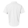 thumbnail image 4 of BOBOGOJP Robe Coupe-Muscle pour Homme Chemises Boutonnées Chemises Imprimées à Manches Courtes, Blanc, 4 of 5