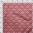 thumbnail image 2 of oneOone Cotton Poplin Fabric Argyle Style Ikat Print Fabric BTY 56 Inch Wide, 2 of 4