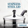 thumbnail image 4 of Farberware Classic Series Stainless Steel Sauce Pan with Lid, 3-Quart, Stainless Steel Pans, Induction Cookware, 4 of 9