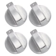 thumbnail image 1 of SHISUYAN 4pcs Replacement Stove Knobs Universal Electric Range Knob Metal Burner Control Knobs, 1 of 9