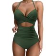 thumbnail image 1 of Maillot de Bain une Pièce pour Femmes, Monokini Taille Haute, 1 of 5