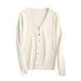 thumbnail image 3 of MeetoTime Women's Long Sleeve Lightweight Cardigans Open Front Button down Soft Knit Sweater Outwear, 3 of 7