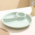 thumbnail image 4 of Aodebiao Portion Control Plate for Balanced Eating, Unbreakable Divided Plates,3 Compartment Plates, Reusable Plastic Plates, BPA Free for Adults, 4 of 7