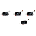 thumbnail image 1 of 4X Mini Limit Switch Long Hinge Lever Arm SPDT Snap Action LOT - Red and Black, 1 of 4