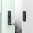 thumbnail image 3 of ORUYROP 90 Degree Locking Privacy Lock Sliding barn Door Latch Right Angle Door Clasp cam Lock (2 Black), 3 of 5