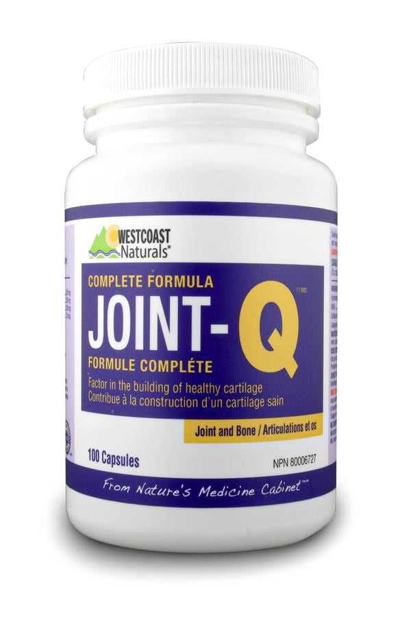 Westcoast Naturals Joint Q, a naturally boost to overall mobility after loss due to chronological factors, 100 Capsules