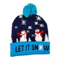 thumbnail image 1 of Christmas Led Switch Box Knitted Hat Lantern Party Warm Adult Hat With Ball, 1 of 8
